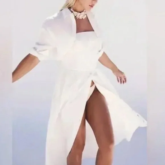 Free People Isley Midi (EUC; White; XL) - Picture 13 of 15